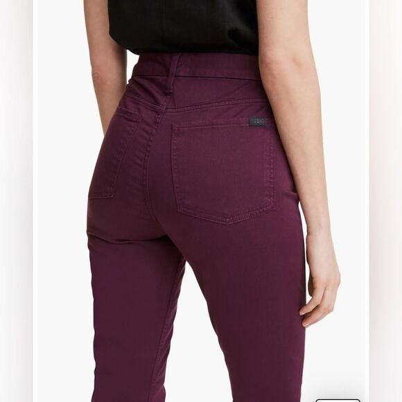 7 For All Mankind "JEN7" Sateen Slim Straight Leg Jeans - New Without Tags - Picture 4 of 8